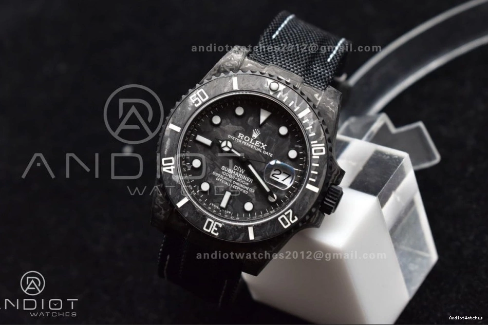 Dial DIW VSF Bracelet DLC VS Black Blue Edition Submariner Best Sandblasted 466 DLC on 1:1 OnTrend 1014